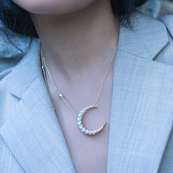 Moon Necklace/ Gold Filled/ Moon Face Necklace/ Gold Moon Necklace/ Crescent  Moon Necklace/ Dainty Moon Necklace/ Luna Necklace - Etsy