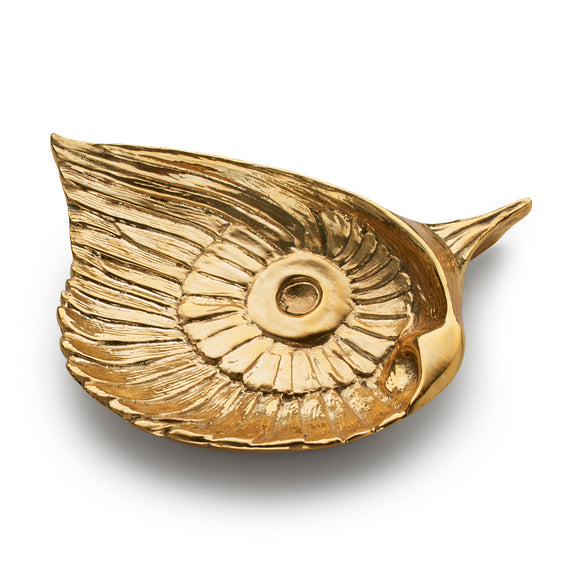 
  
    "Wisdom" Owl Table Charm a decorative piece in brass 
  
