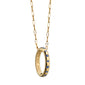 I love you more Poesy Ring Necklace with Sapphires on Gold Chain